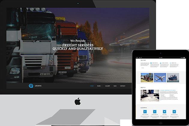 货运服务主题网站模板 Logistic – Freight Services Theme