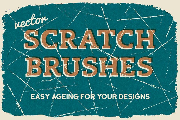 矢量的抓痕笔刷 Vector Scratch Brushes