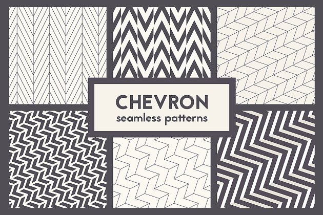 几何背景纹理 Chevron Seamless Patterns