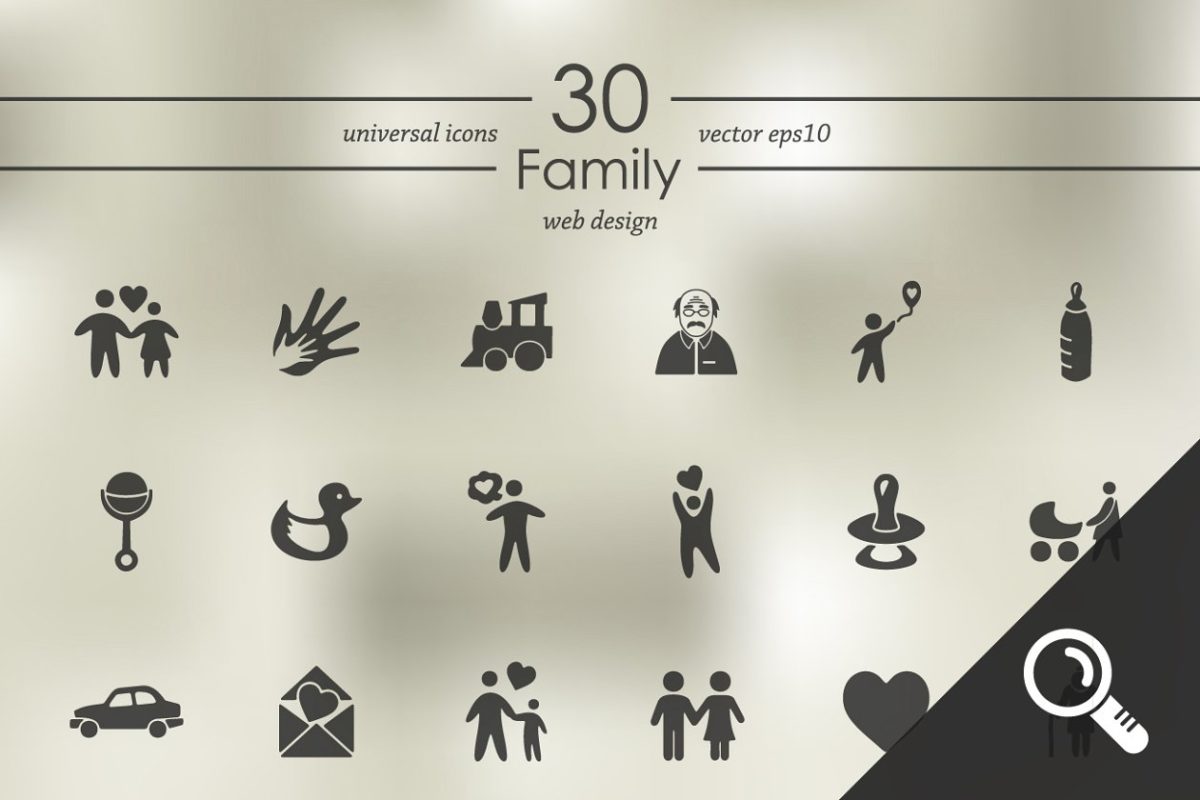 家庭图标素材 30 FAMILY icons