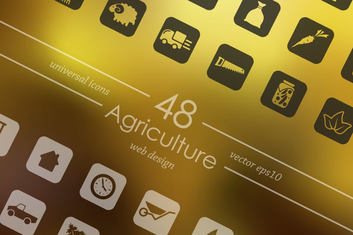 农业矢量图标素材 15 AGRICULTURE icons