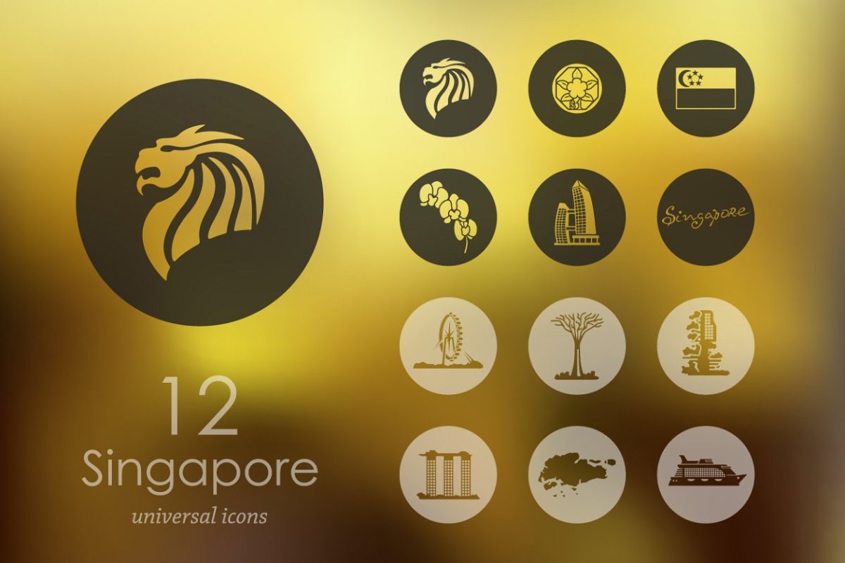 新加坡图标素材 12 Singapore icons