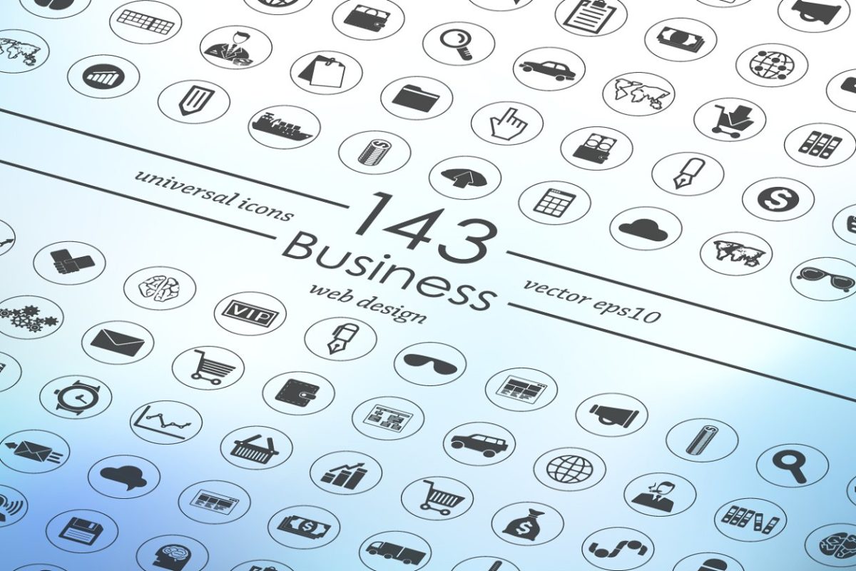 商业图标素材 143 BUSINESS icons