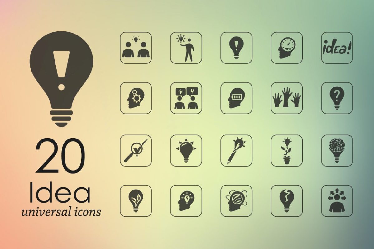 创意图标素材 20 IDEA icons