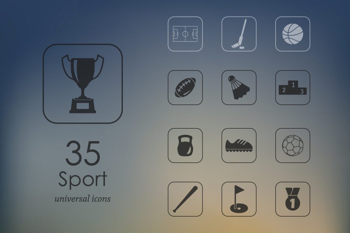 运动图标素材 35 sport icons