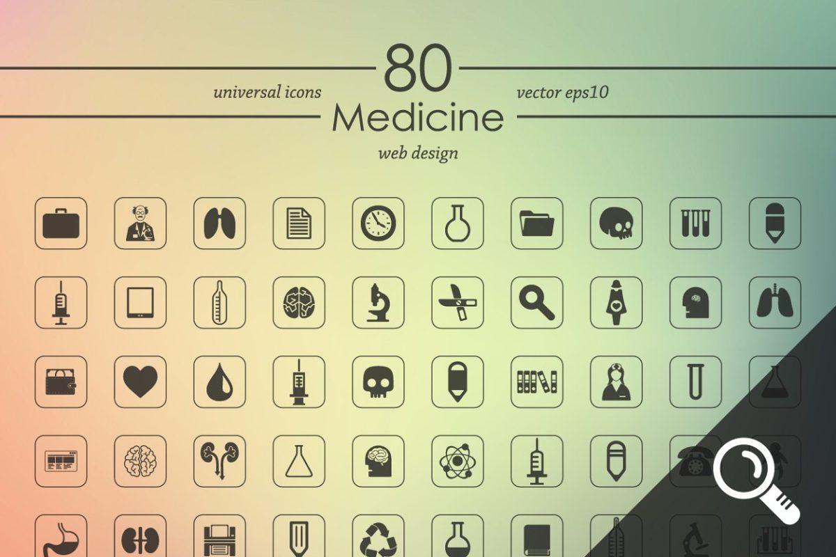 医疗图标素材 80 MEDICINE icons