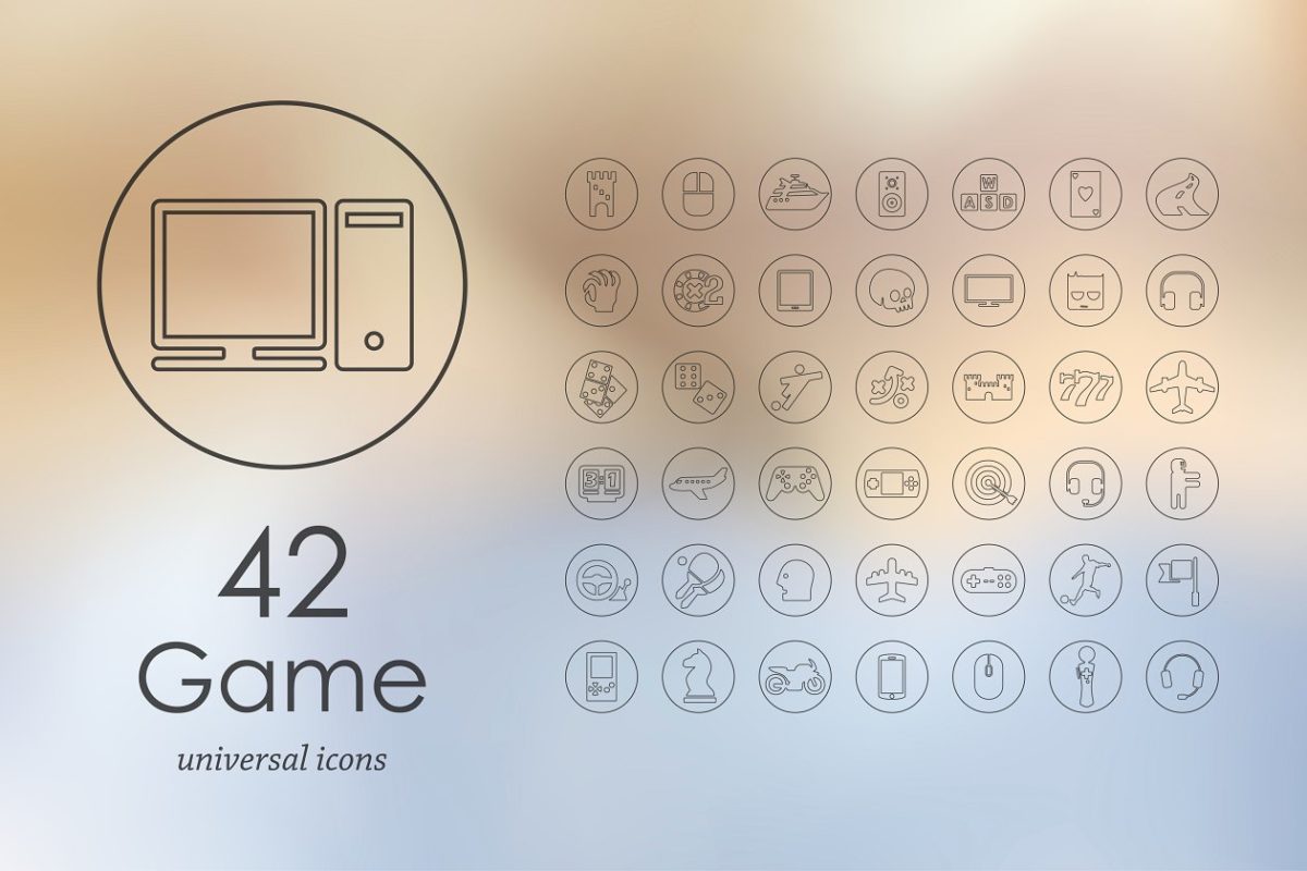 游戏图标素材 42 game icons