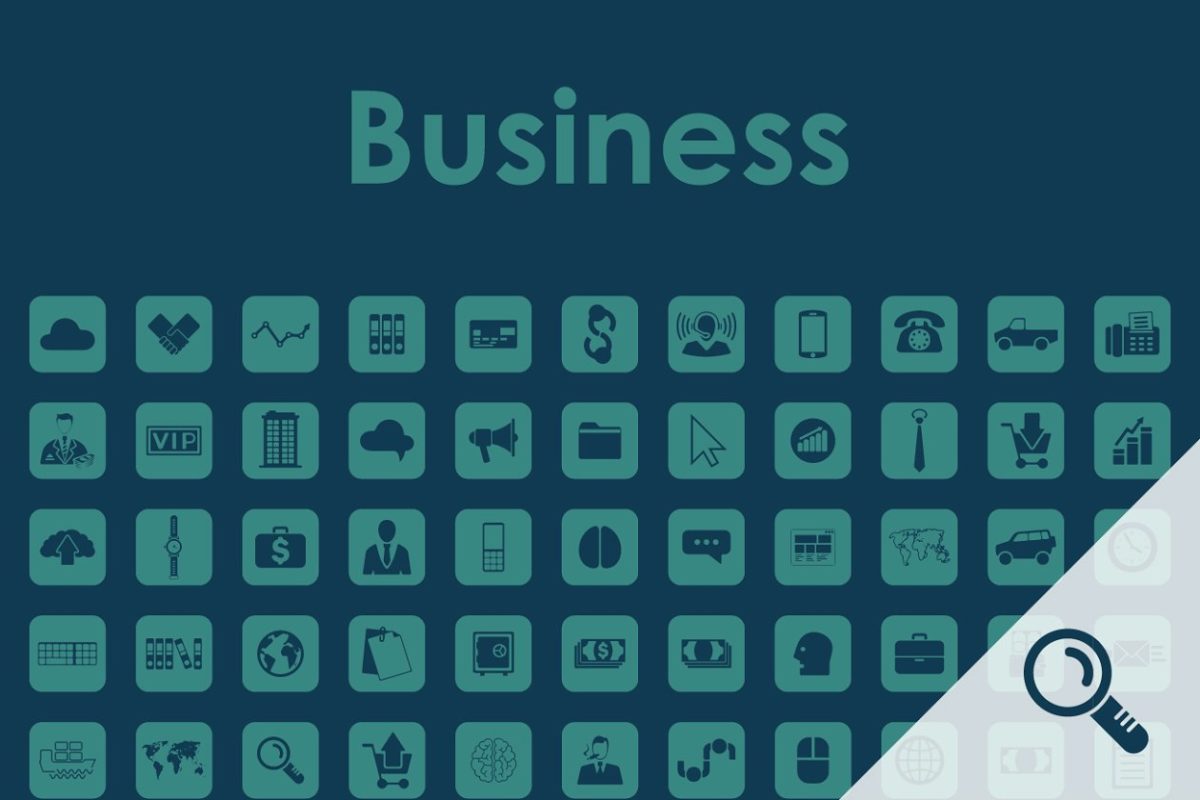简单的商务图标素材 121 BUSINESS simple icons