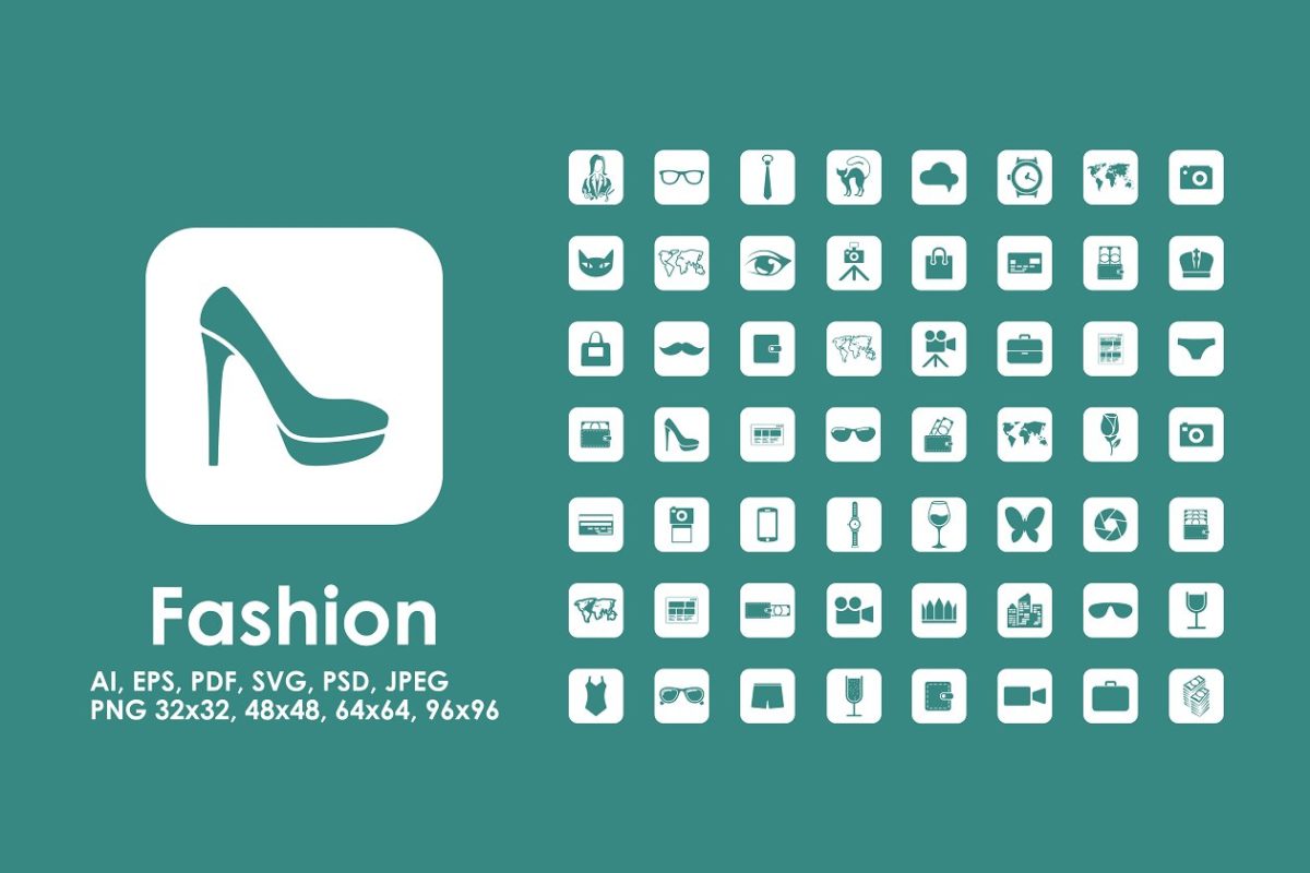 时尚图标素材 56 fashion icons