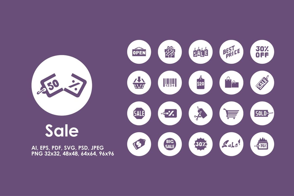 销售相关的图标 Sale icons