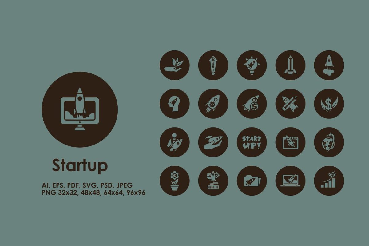 项目启动图标 Startup simple icons