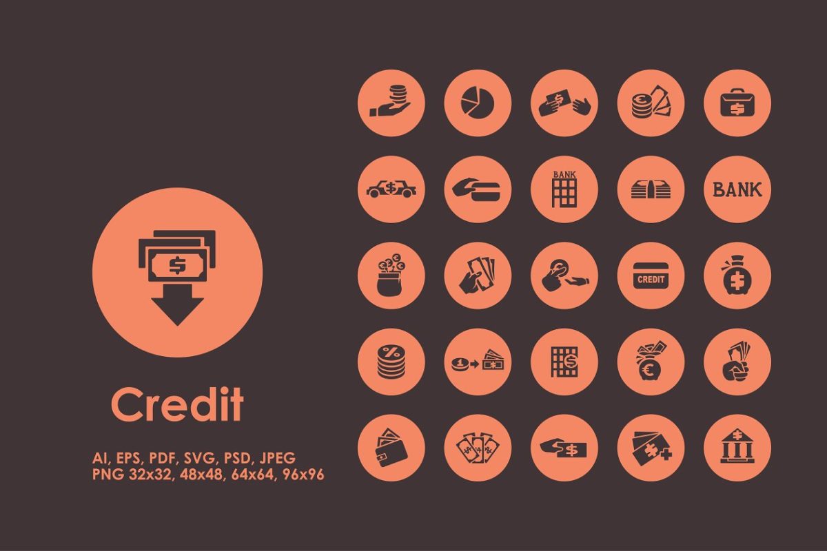 信用图标 Credit icons