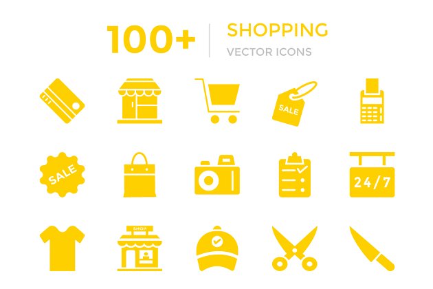 100+ Shopping Vector Icons