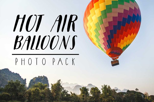 热气球旅行照片包 hot air balloons, travel Photo Pack