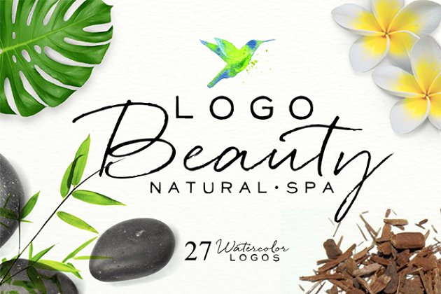 美容SPA主题Logo插画合集 Logo Beauty Natural Spa