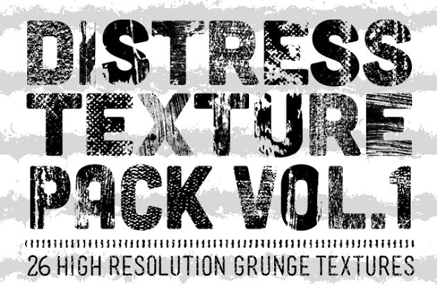 手工制作墨印肌理纹理v1 Distress Texture Pack Vol. 1