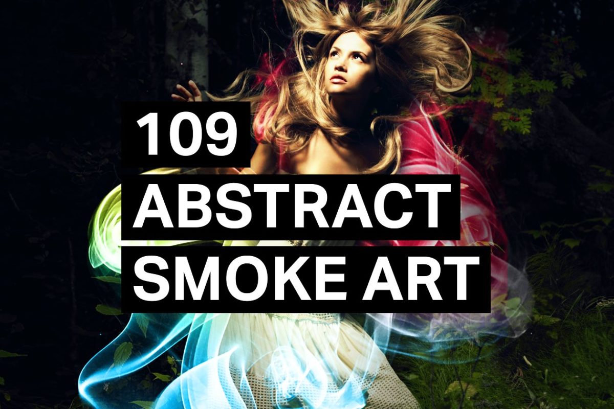 109款抽象烟雾艺术PS笔刷 109 Abstract Smoke Art
