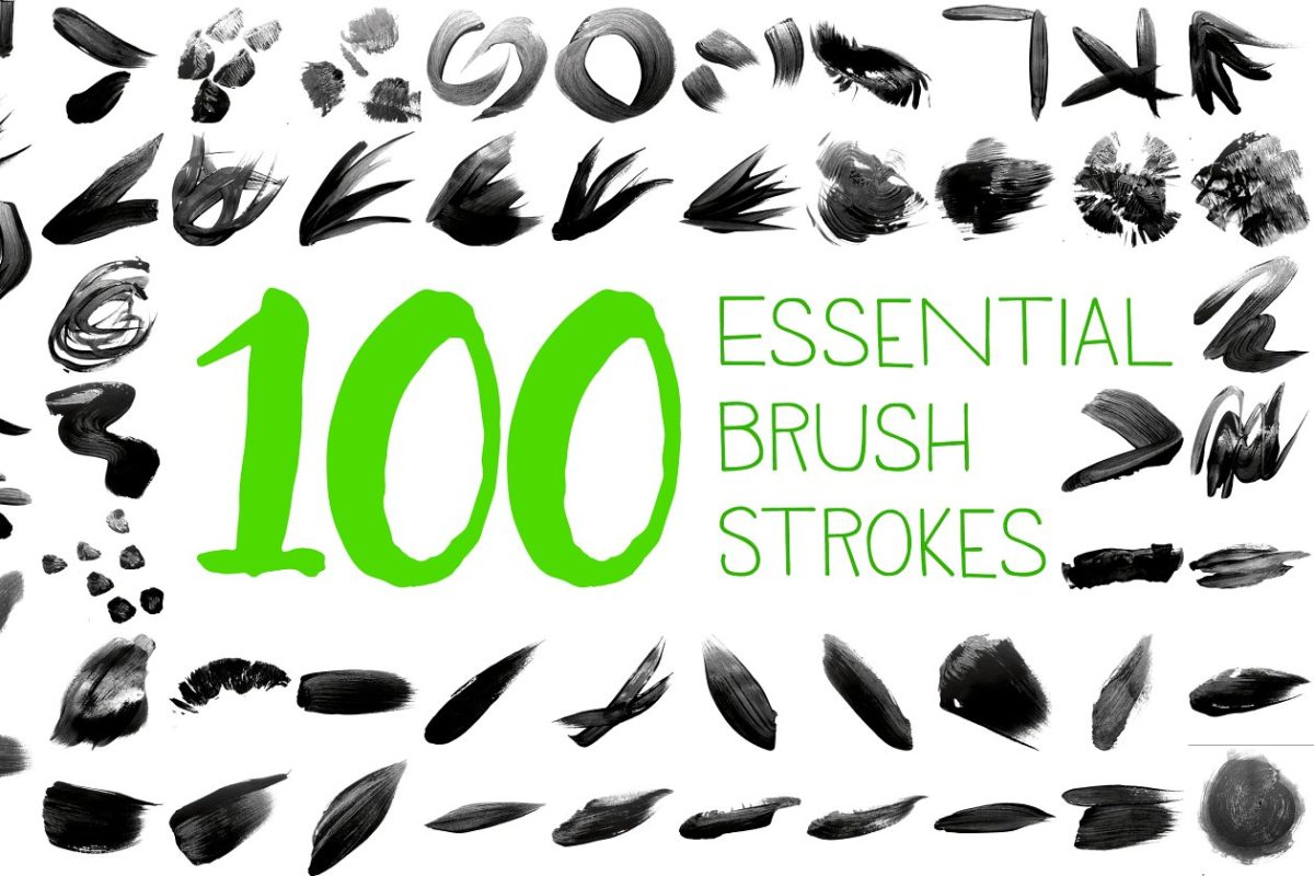 100个墨水笔画 100 Essential Brush Strokes