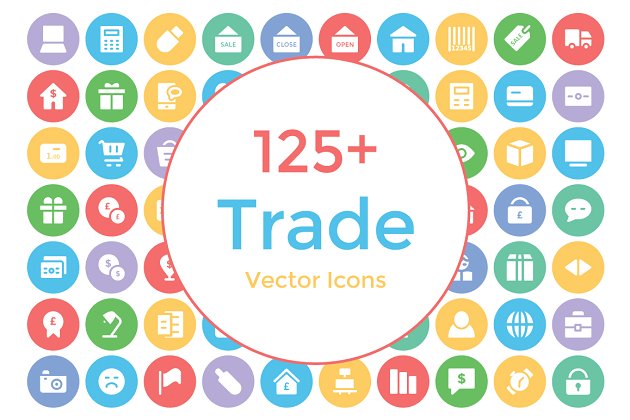 贸易图标下载 125+ Trade Vector Icons