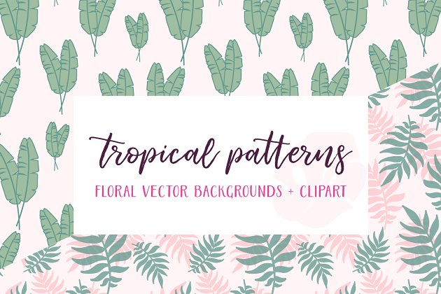 热带图案背景纹理 Tropical Patterns