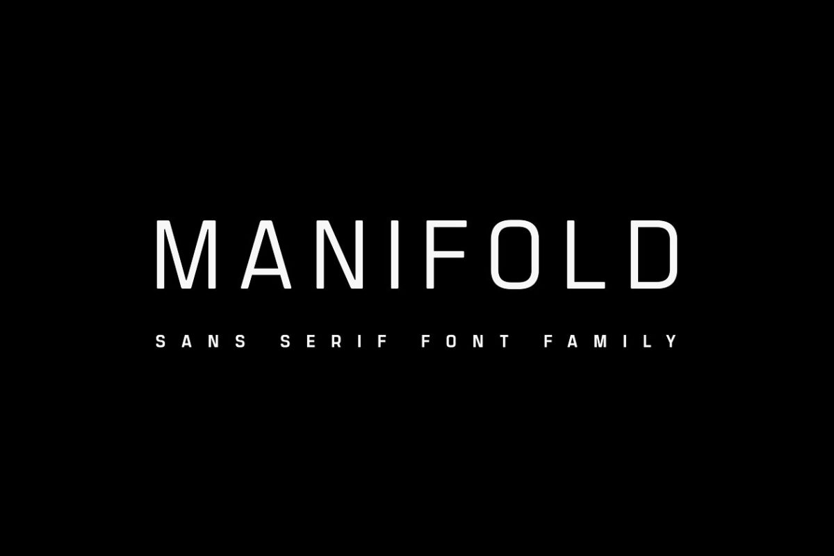 无衬线字体 Manifold CF: hard working sans serif