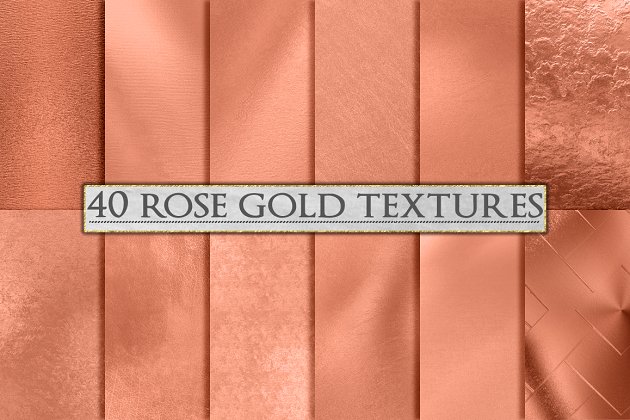 玫瑰金金箔 Rose Gold Foil Background Textures