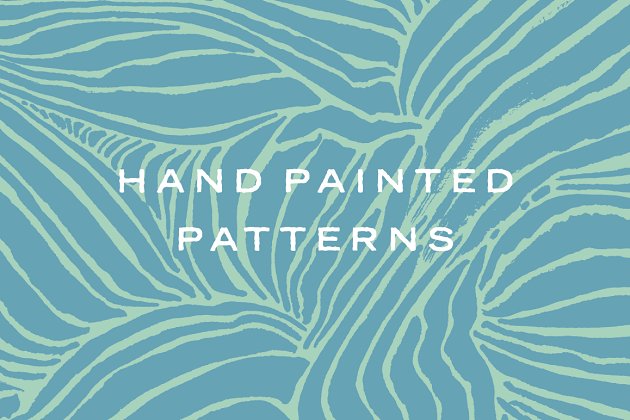 Vector Hand Painted Patterns