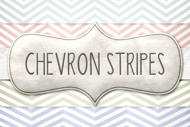 几何波纹背景纹理 Vintage Chevron Stripes Pattern Pack