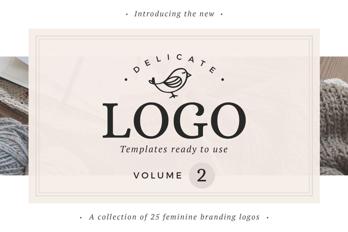 商标logo设计模板 Delicate Logos – Volume 02