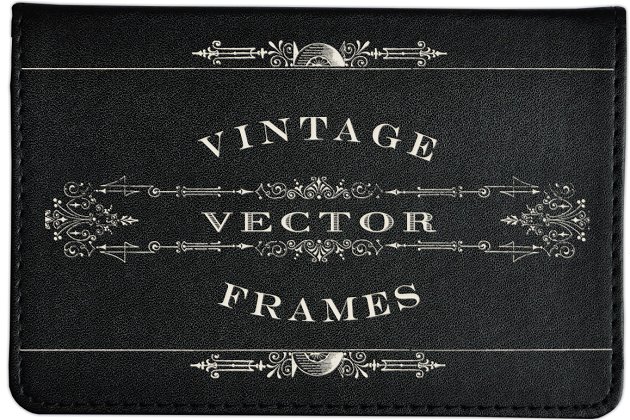 复古矢量标题 Vintage Titling Vector Frames Set 2