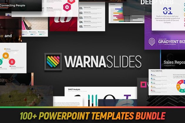 PPT幻灯片模板 Warna Slides – PowerPoint Bundle