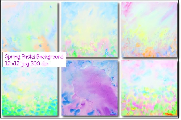 抽象的春天设计背景纹理 Abstract Spring Pastel Background