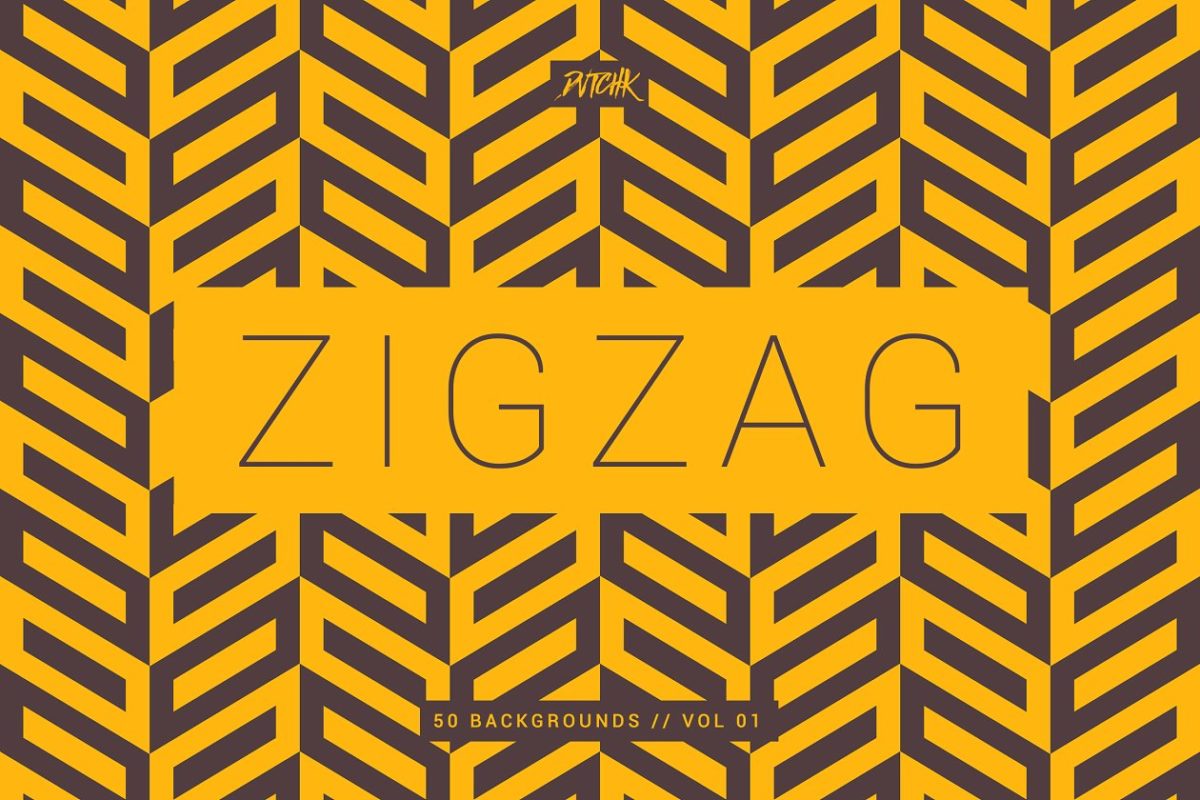锯齿形无缝抽象纹理v1 ZigZag | Seamless Abstract Bgs | V01