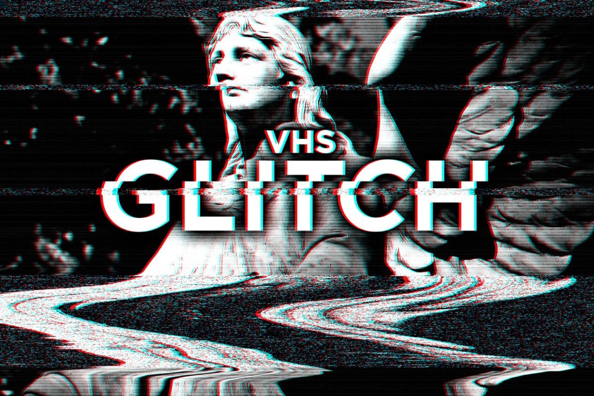 Photoshop的VHS小故障效果 VHS Glitch Effects for Photoshop