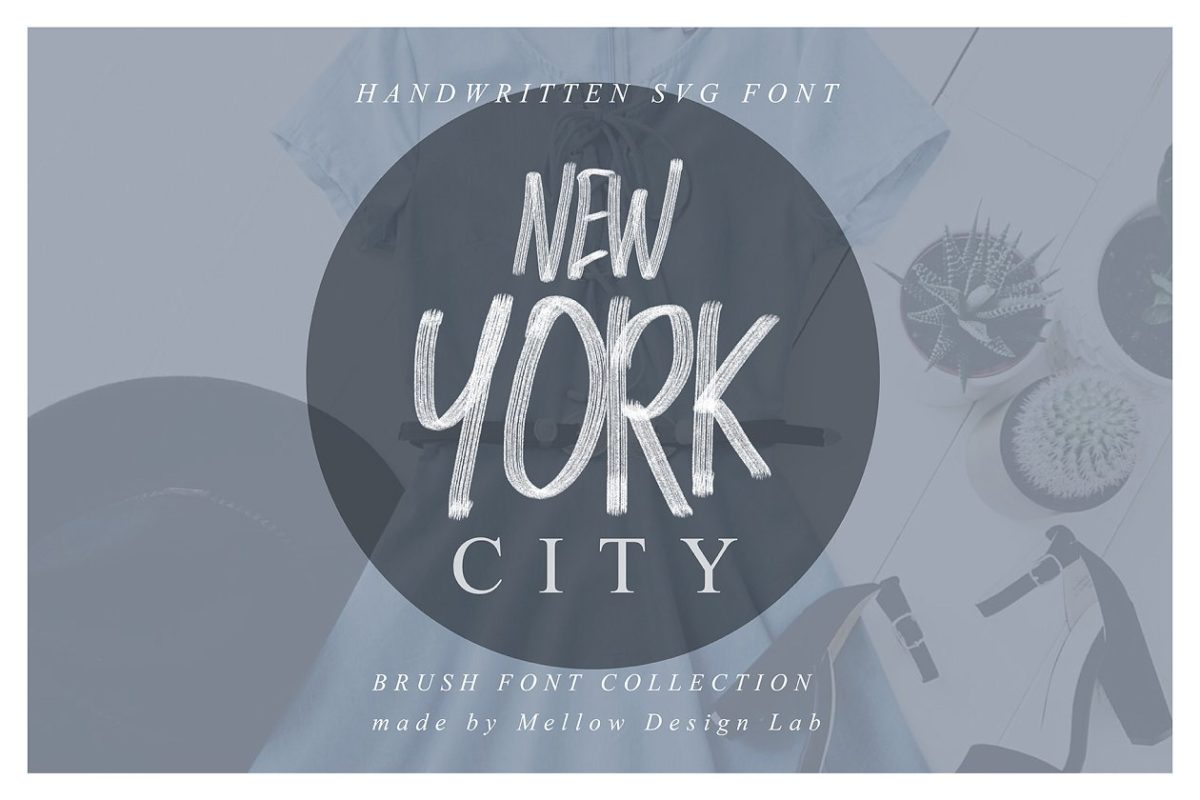 纽约字体设计 New York SVG Font