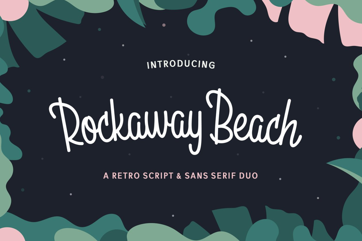时尚手写字体 Rockaway Beach – Upright Script font