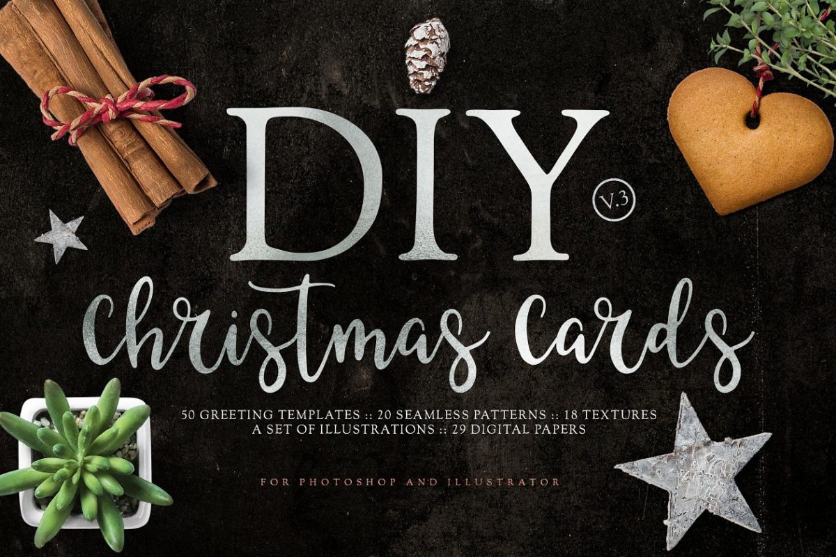 DIY圣诞贺卡v3 DIY Christmas Cards v3