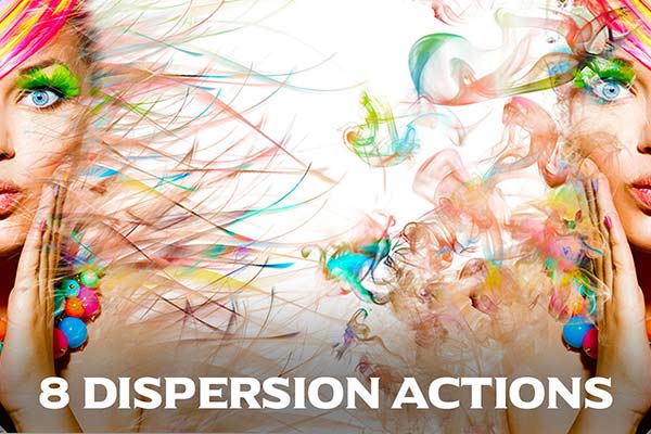 8种色散特效的PS动作下载 8 Dispersion Actions for Photoshop [atn]