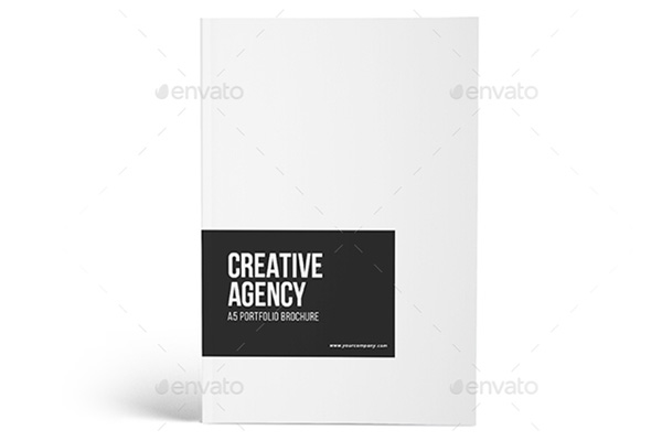 时尚创意的A4杂志模板下载 Creative Agency – A4 Portfolio Brochure [indd]