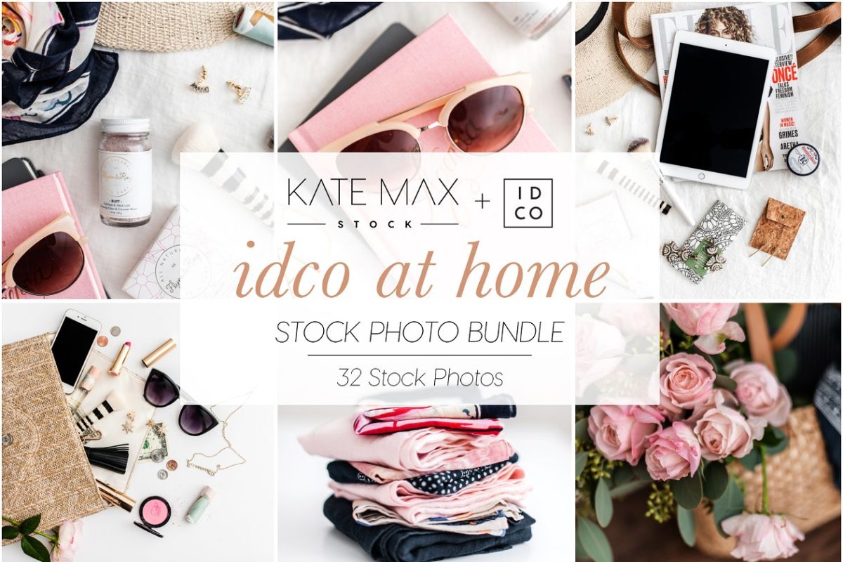 居家样机库存照片包 IDCO At Home Stock Photo Bundle