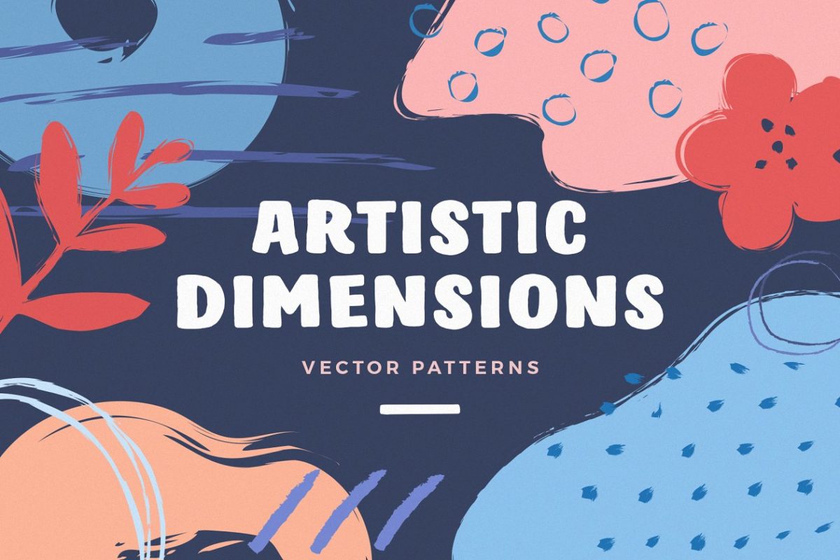 抽象图案背景纹理 Artistic Dimension Abstract Patterns