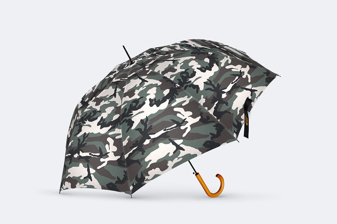 样机 | 高端高品质迷彩雨伞模型