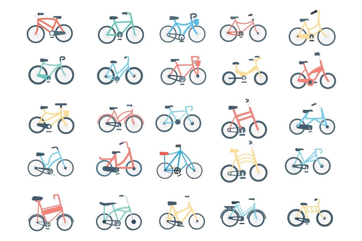 自行车图标下载 40 Bicycle Icon