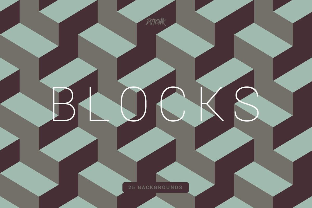 无缝背景纹理 Blocks | Seamless Geometric Bgs