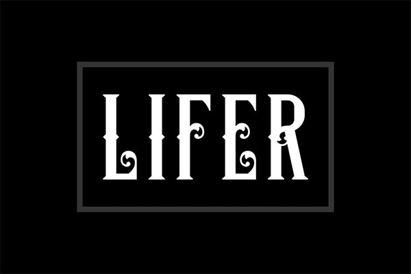 时尚高端复古欧式衬线Lifer字体