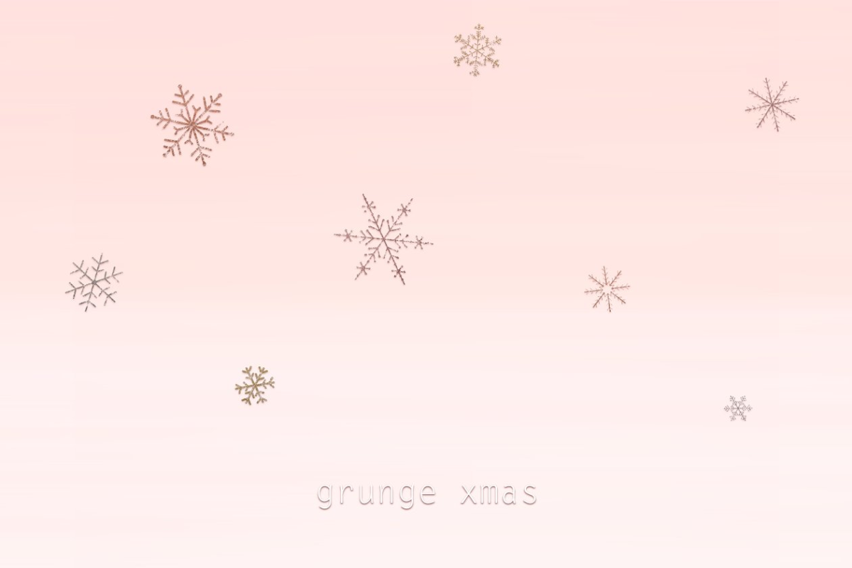 圣诞节雪花图片 XMAS Grunge Snowflakes