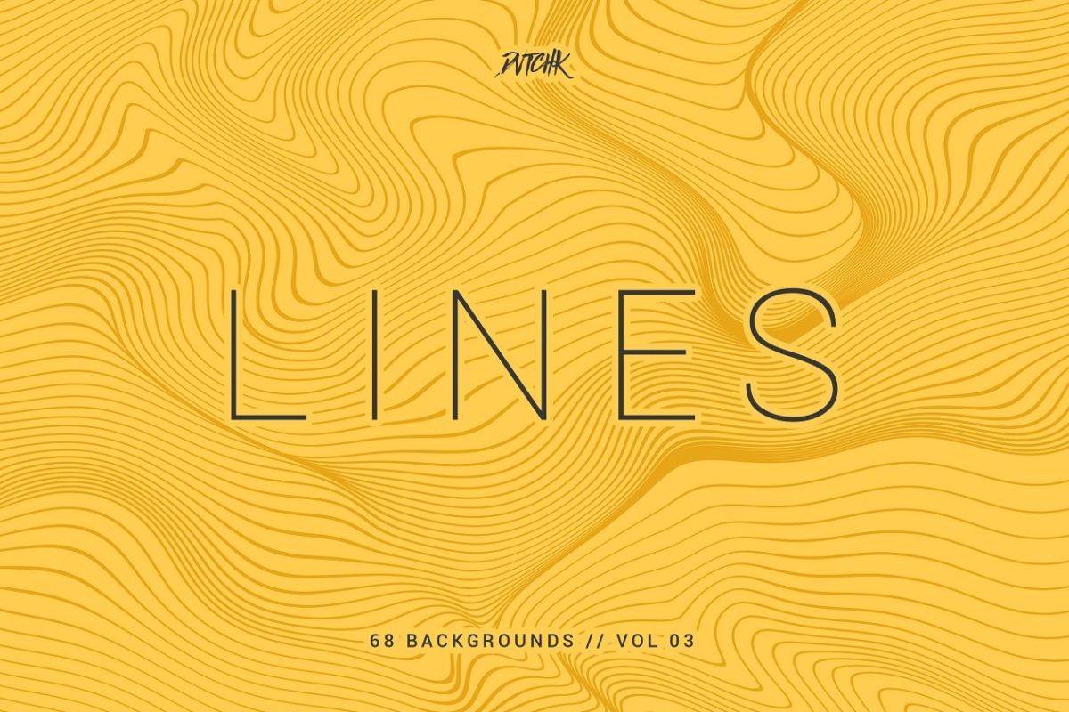 抽象线条波浪背景（第03卷） Lines | Wavy Backgrounds | Vol. 03