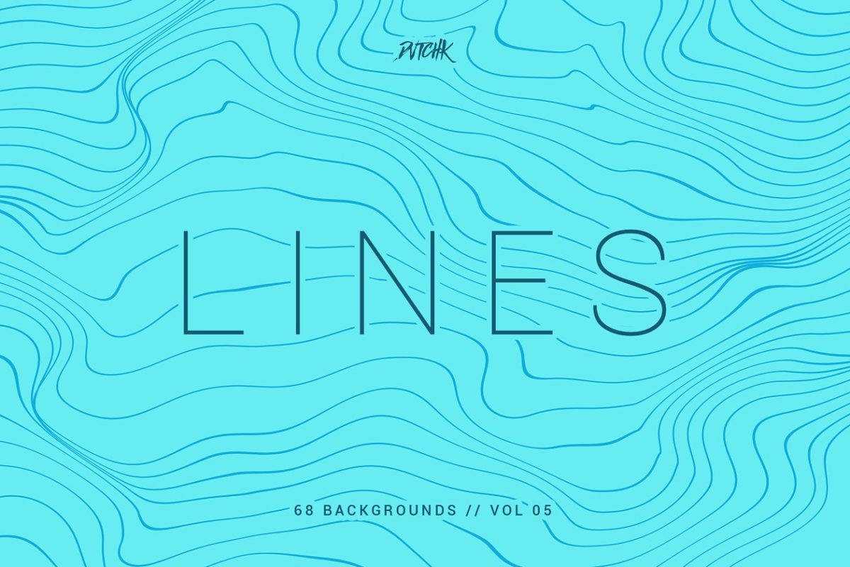 抽象线条波浪背景（第05卷） Lines | Wavy Backgrounds | Vol. 05