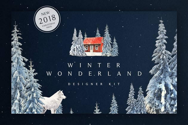 冬季仙境设计集 Winter Wonderland Designer Kit