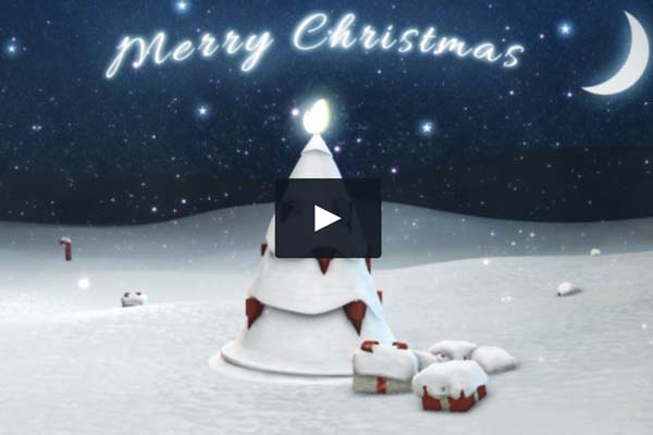 3D圣诞节氛围视频AE素材[AEP]